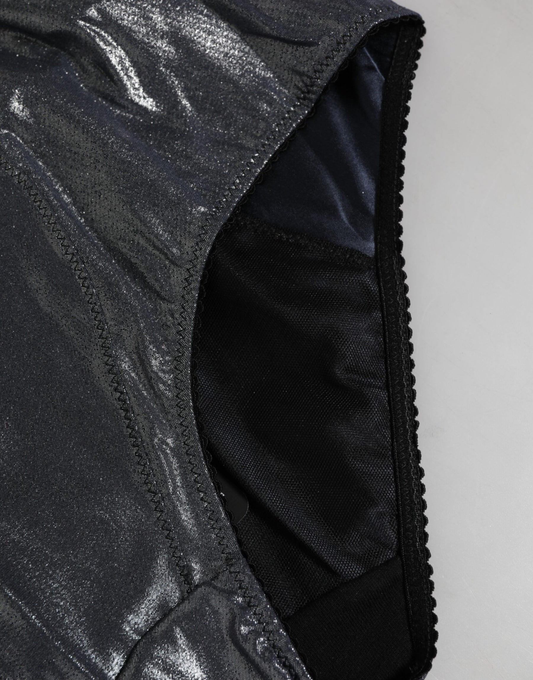 Dolce & Gabbana Gray Silk Stretch Slip Girdle Panty Underwear | Regal Royce