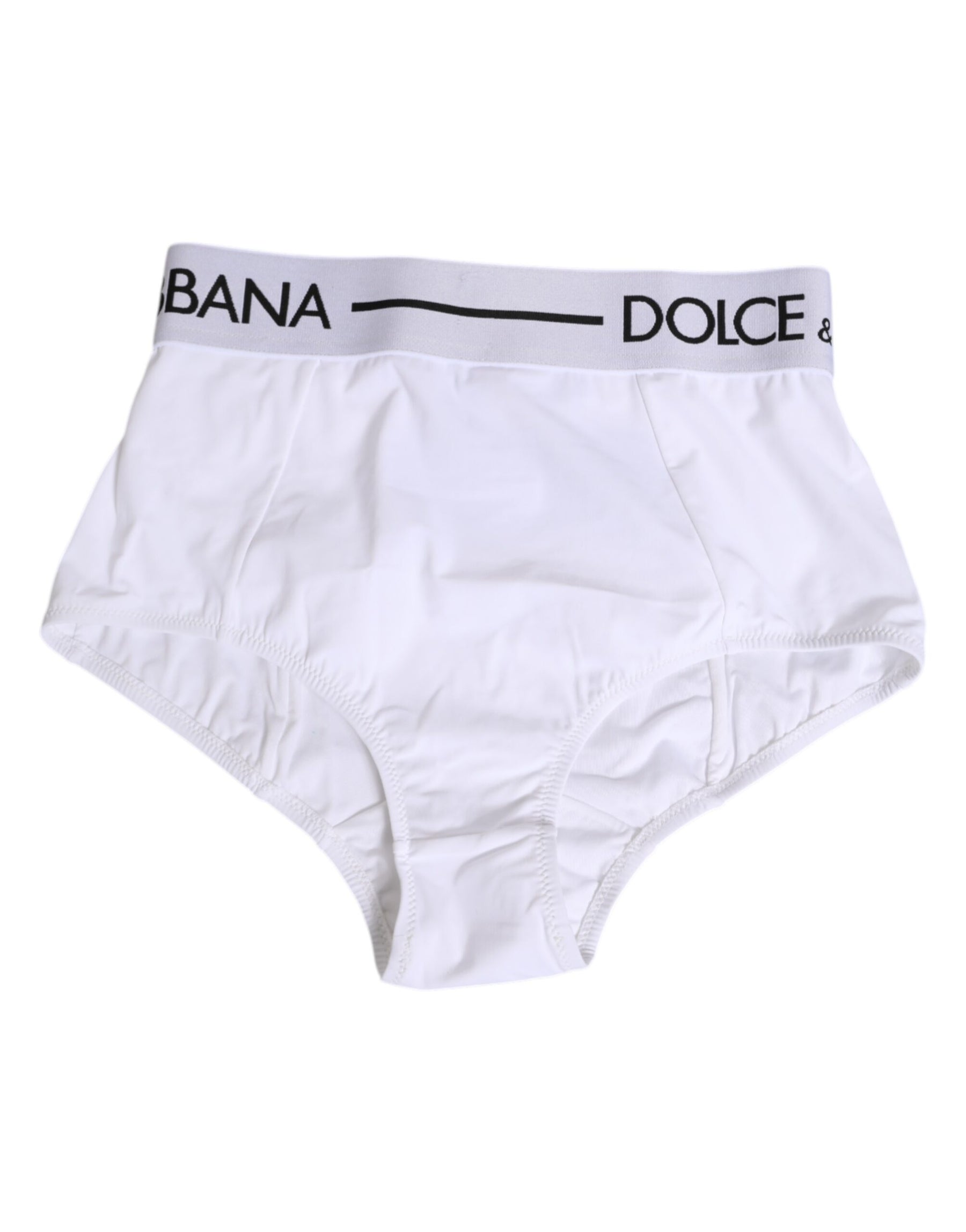 Dolce & Gabbana White Nylon Logo Waistband Panty Underwear | Regal Royce