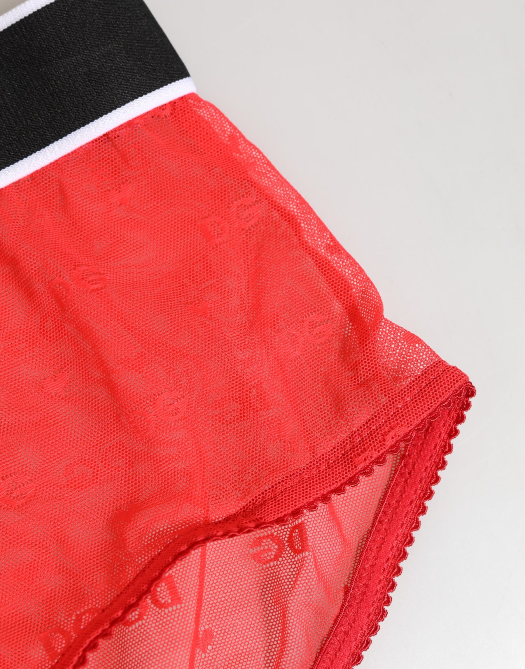 Dolce & Gabbana Red Nylon Logo Waistband Brief Panty Underwear | Regal Royce