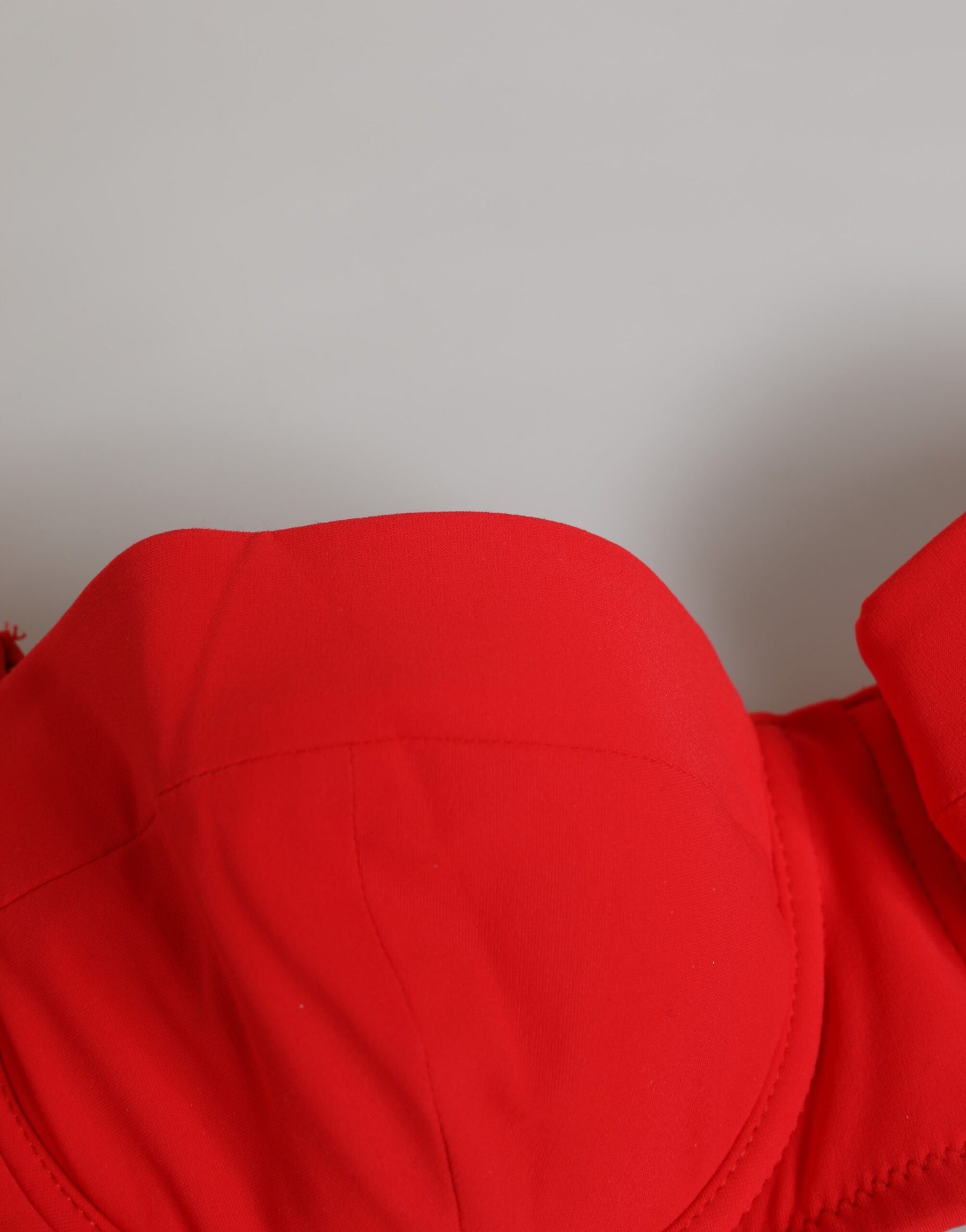 Dolce & Gabbana Red Nylon Swimsuit 2 Piece Top Bottom Swimwear | Regal Royce