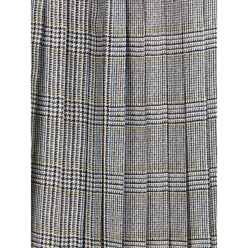 Thom Browne Multicolor Silk Midi Skirt | Regal Royce