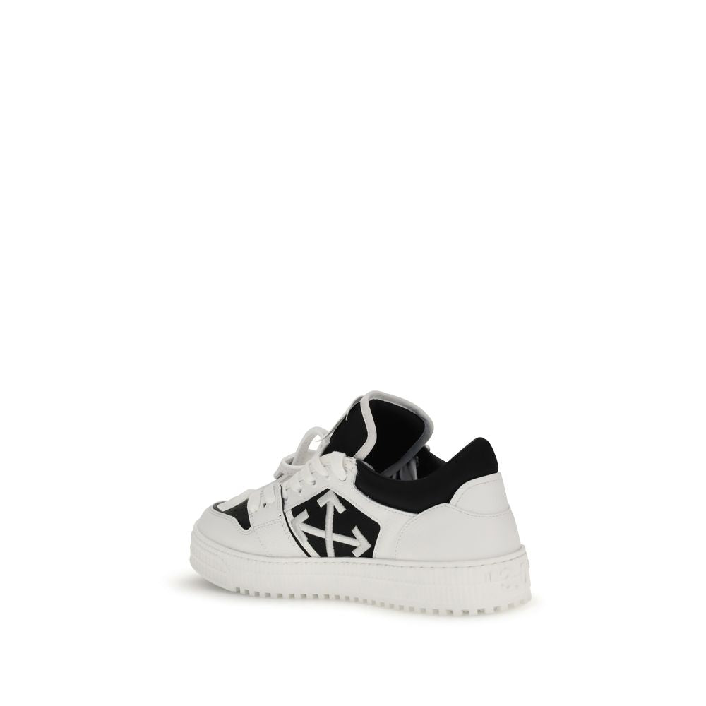 Off-White White Leather Low Top Sneakers