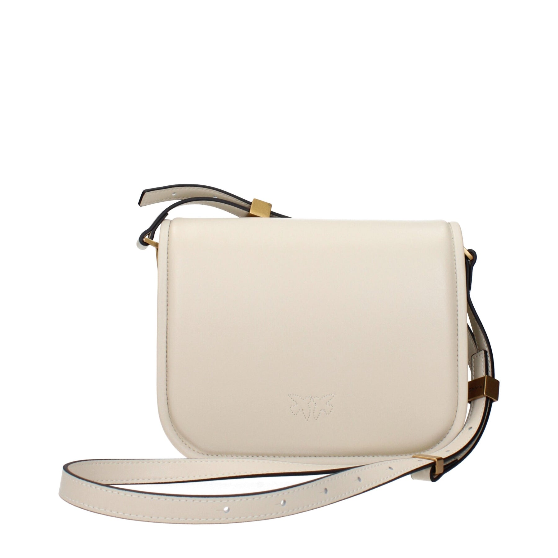 PINKO Beige Leather Crossbody Bag | Regal Royce