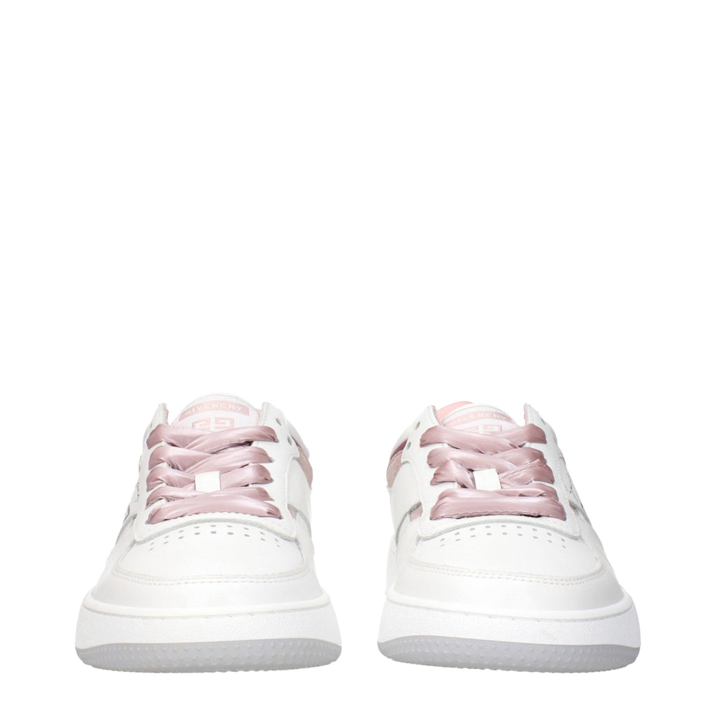 Givenchy White Leather Low Top Sneakers