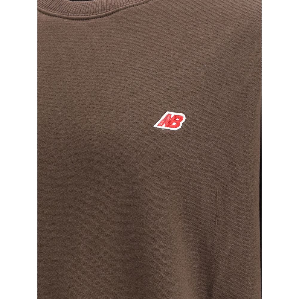 New Balance Brown Cotton Sweatshirt | Regal Royce