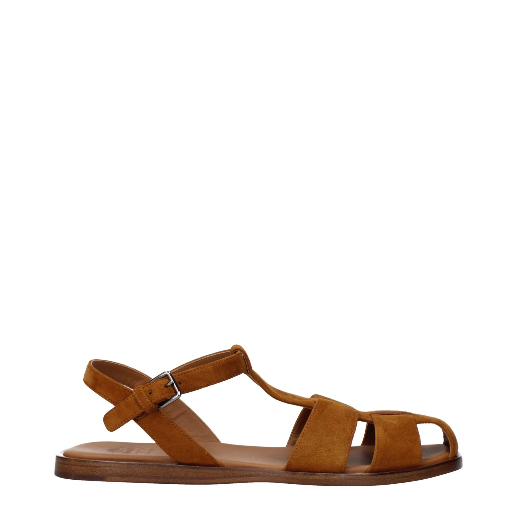 Church's Brown Leather Flat Sandals | Regal Royce