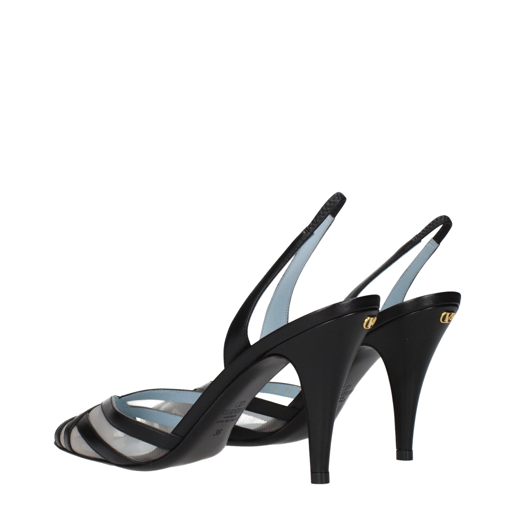 Valentino Garavani Black Leather High Heel Pumps | Regal Royce