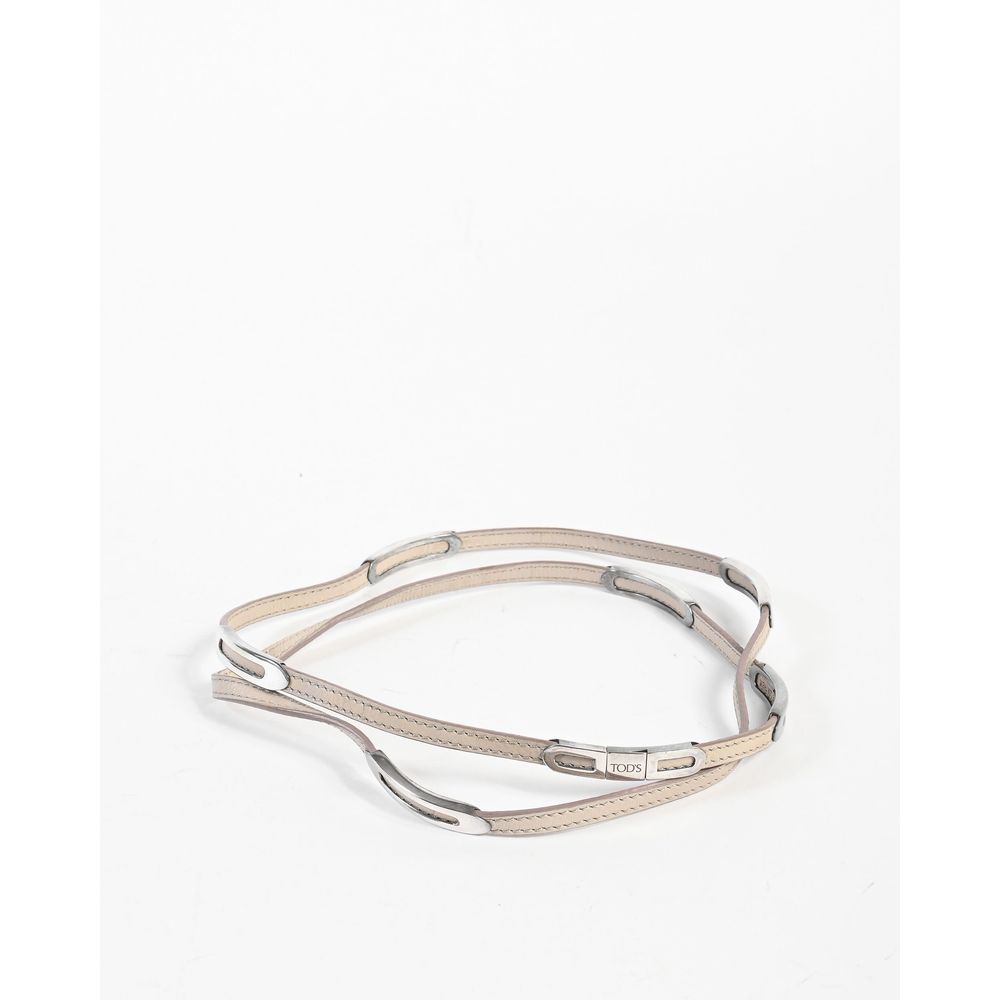Tod's Beige Leather Bracelet | Regal Royce