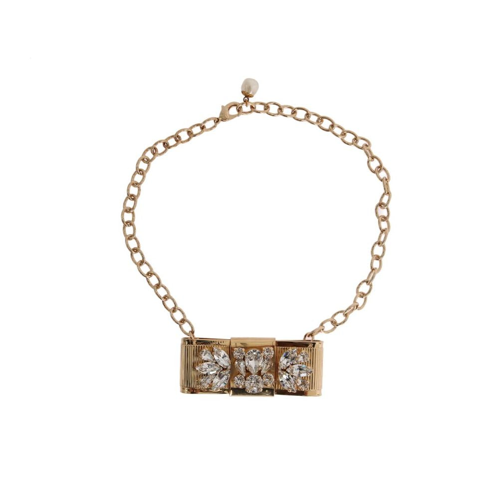 Dolce & Gabbana Gold Brass Necklace | Regal Royce