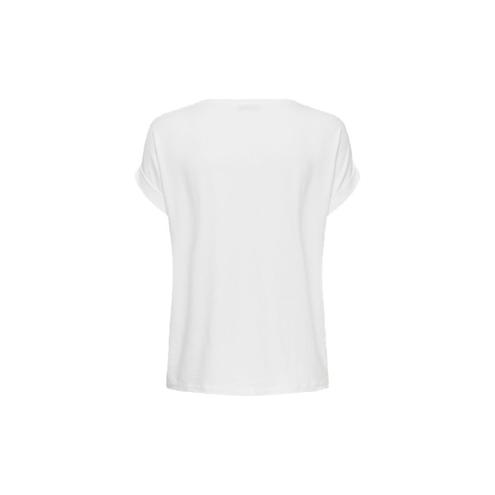 Only White Polyester T-Shirt | Regal Royce