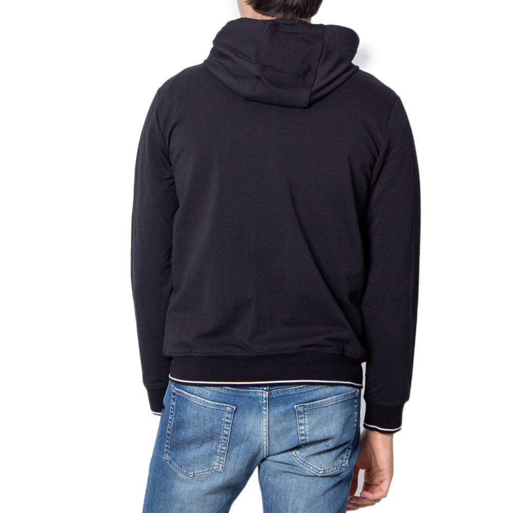 Armani Exchange Black Cotton Hoodie | Regal Royce