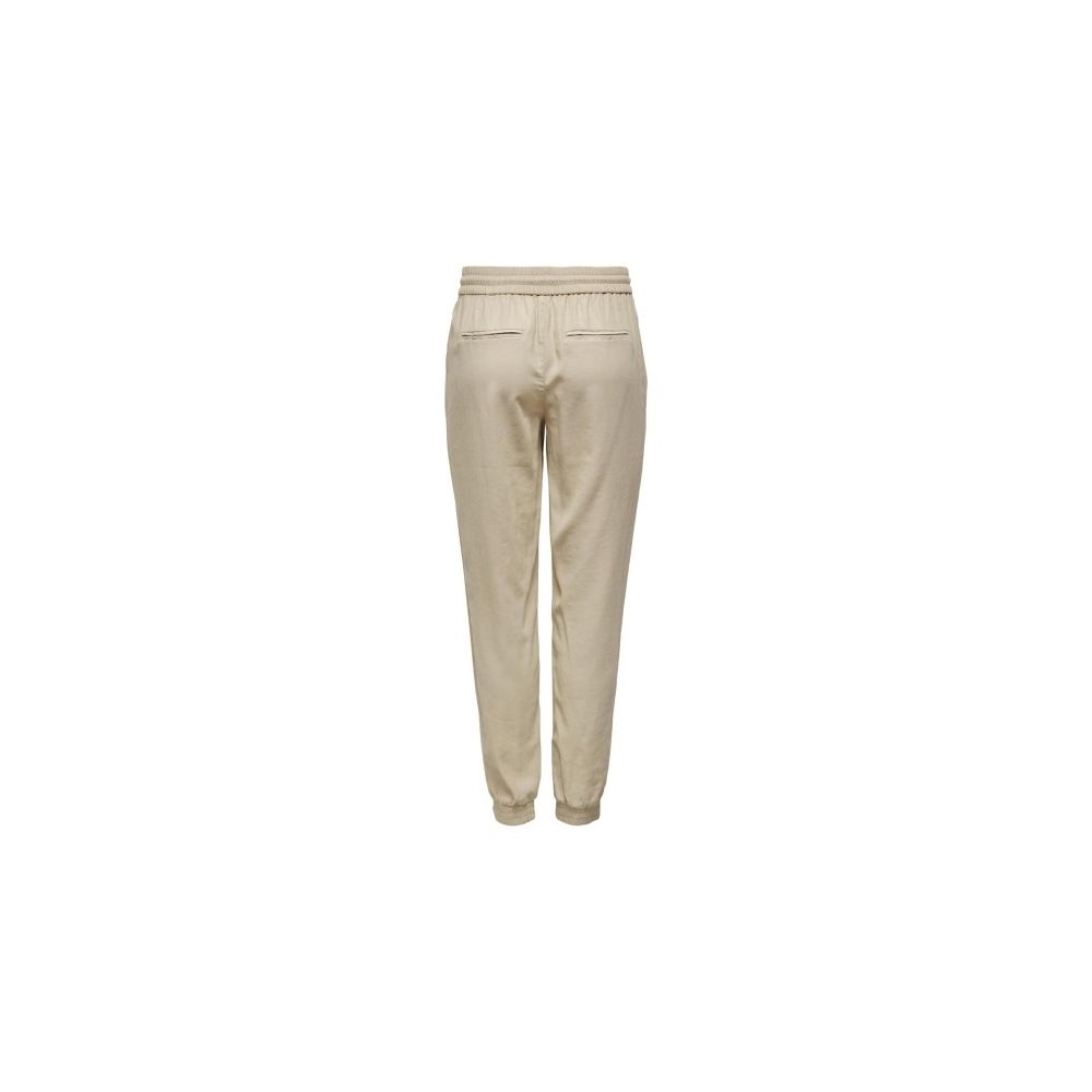 Only Beige Viscose Casual Pants | Regal Royce