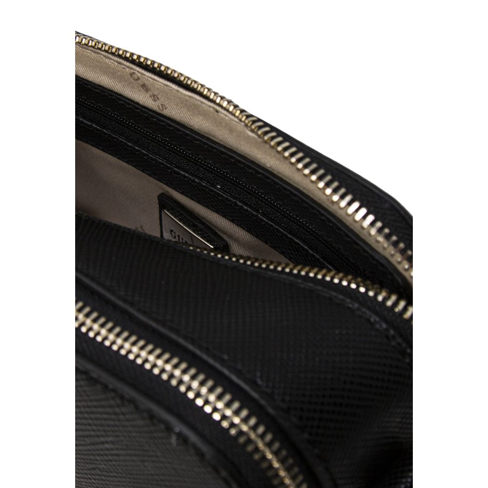 Guess Black Polyethylene Handbag | Regal Royce