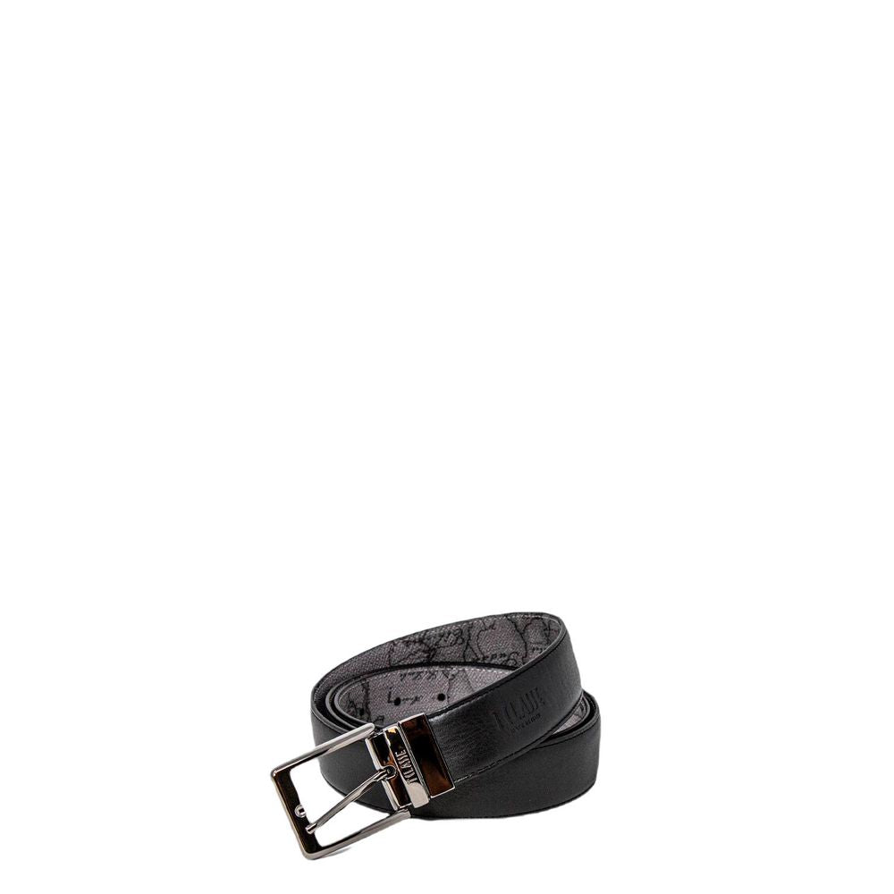 Alviero Martini Prima Classe Black Leather Regular Belt | Regal Royce