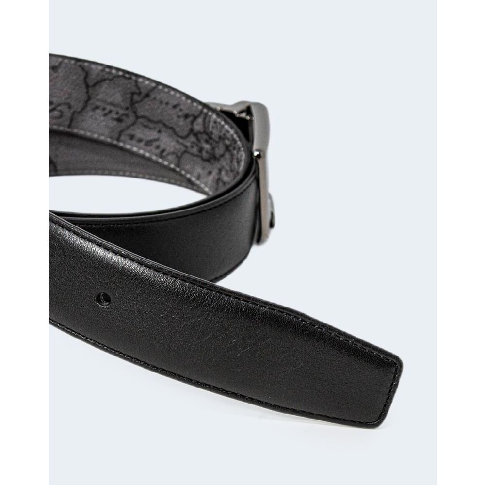 Alviero Martini Prima Classe Black Leather Regular Belt | Regal Royce