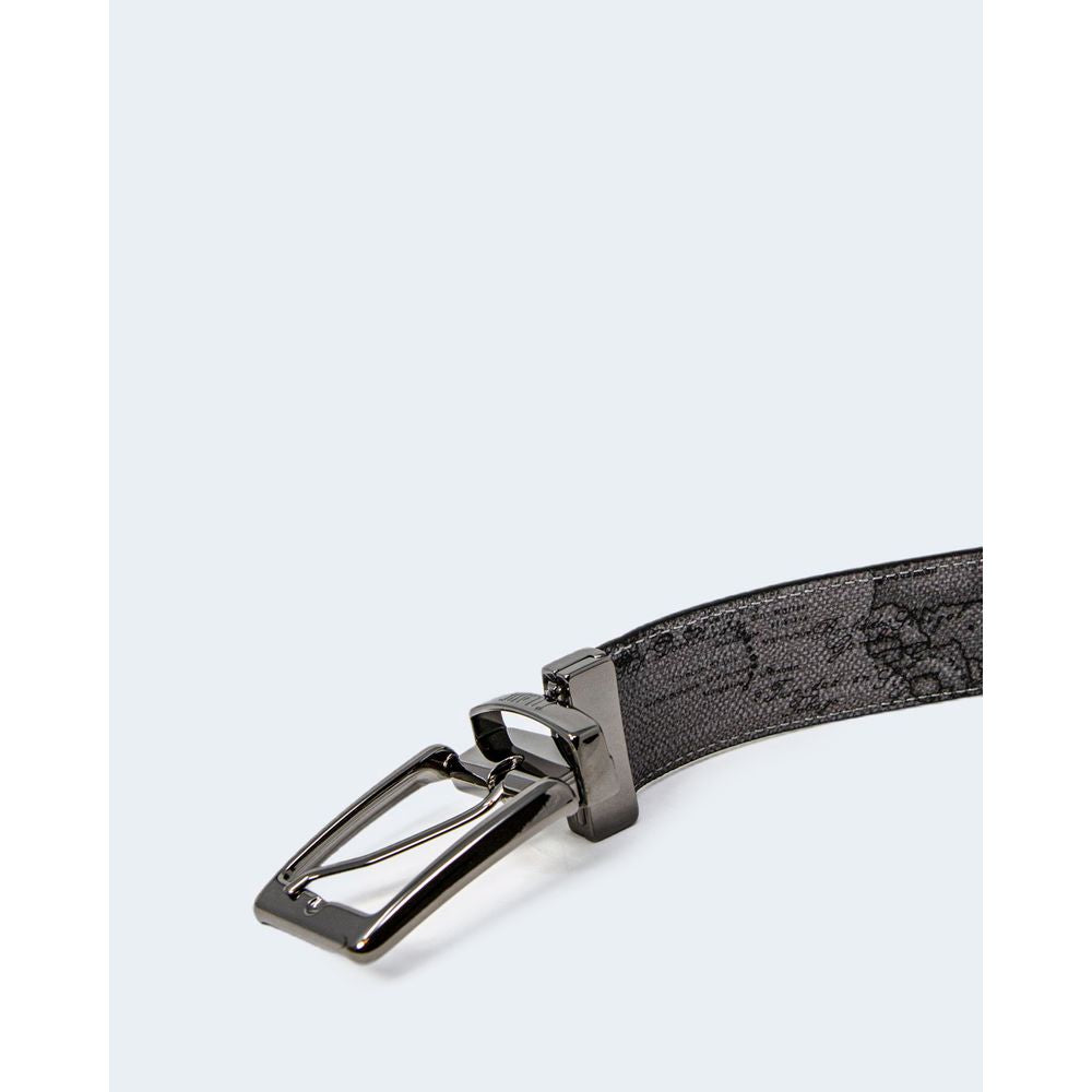 Alviero Martini Prima Classe Black Leather Regular Belt | Regal Royce