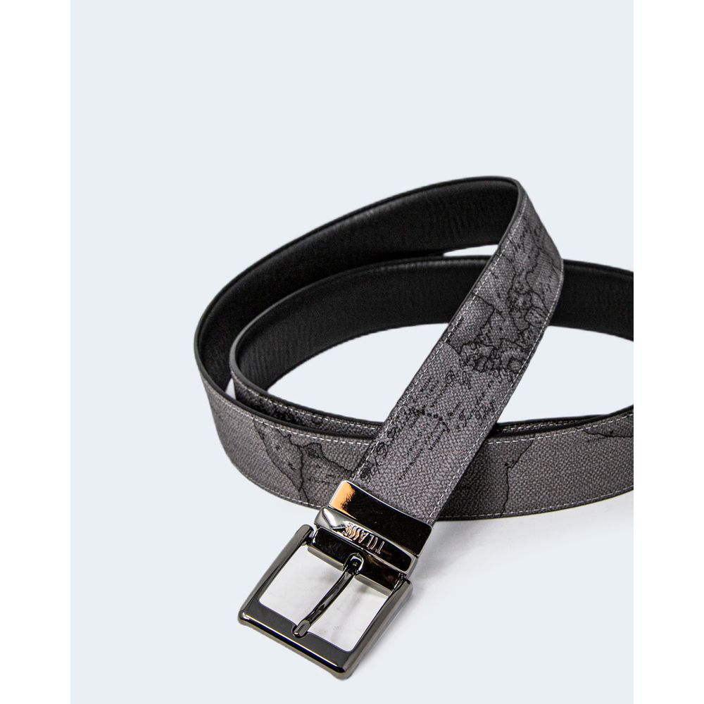Alviero Martini Prima Classe Black Leather Regular Belt | Regal Royce