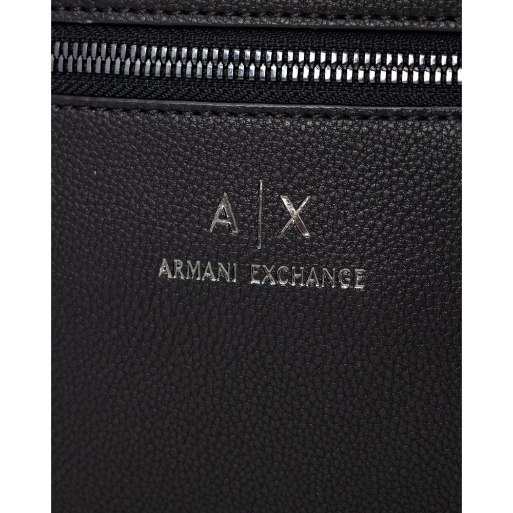 Armani Exchange Black Polyester Messenger Bag | Regal Royce
