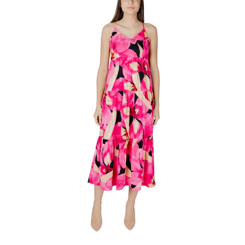 Only Multicolor Viscose Long Dress | Regal Royce