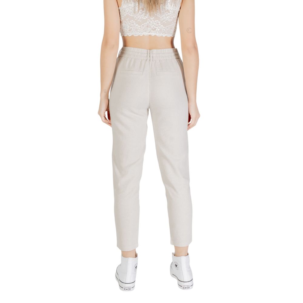 Only Bicolor Linen Casual Pants | Regal Royce