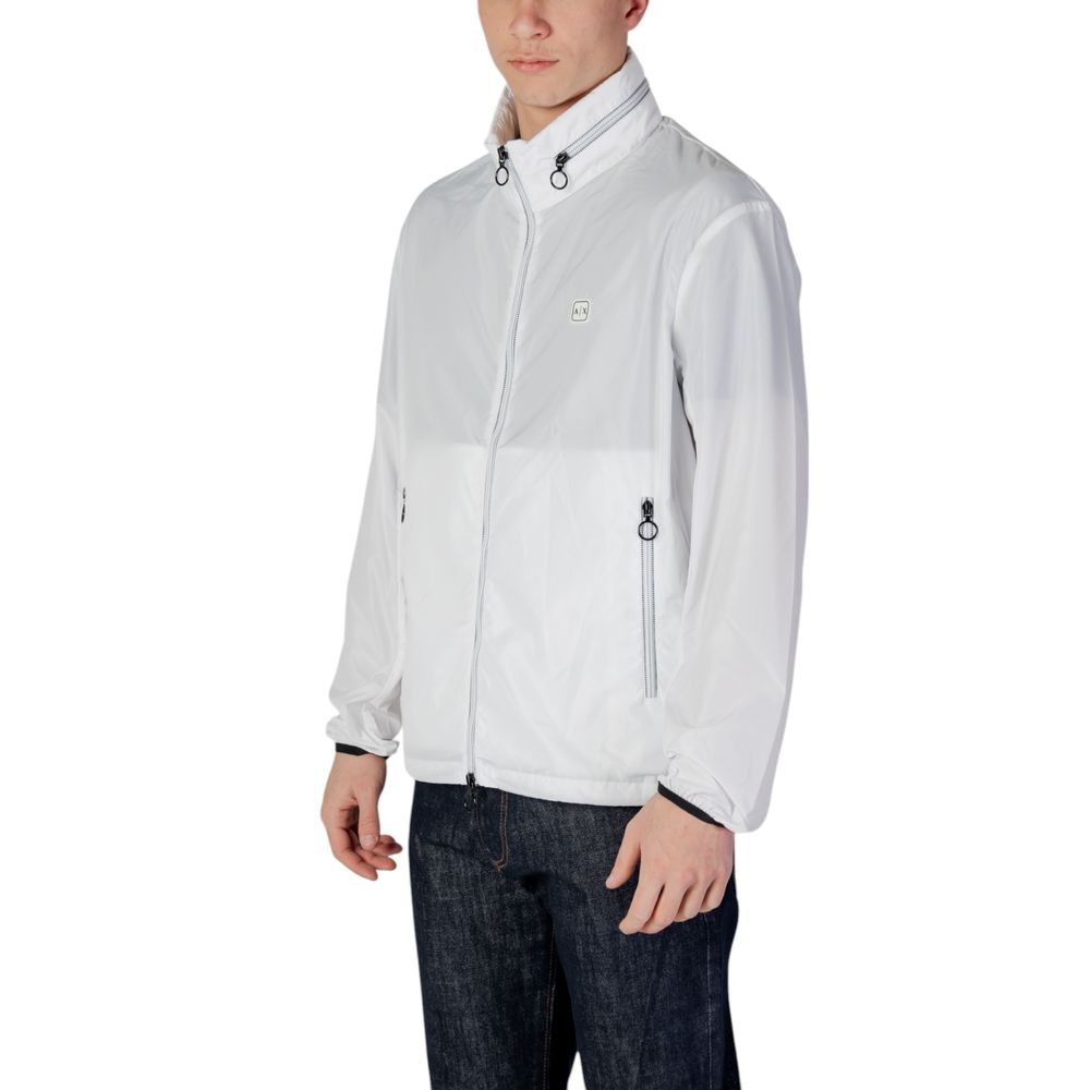 Armani Exchange White Polyester Shell Jacket | Regal Royce