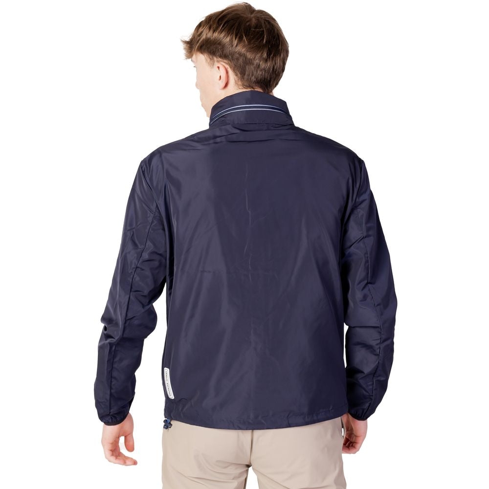Armani Exchange Blue Polyester Shell Jacket | Regal Royce