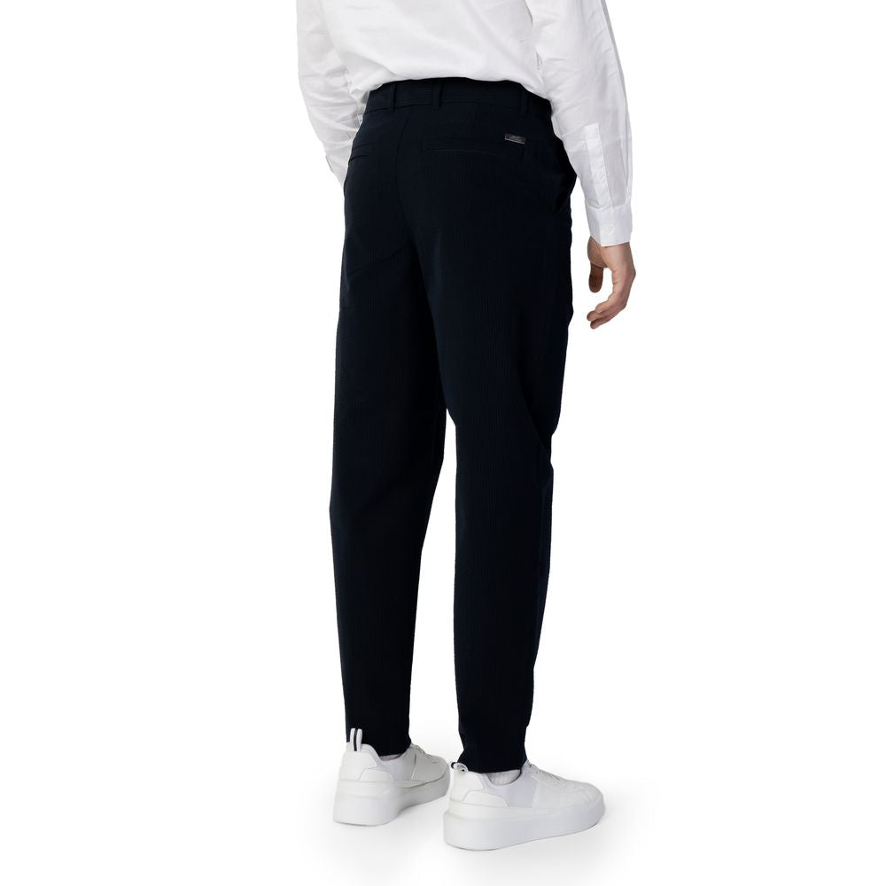 Armani Exchange Blue Cotton Casual Pants | Regal Royce
