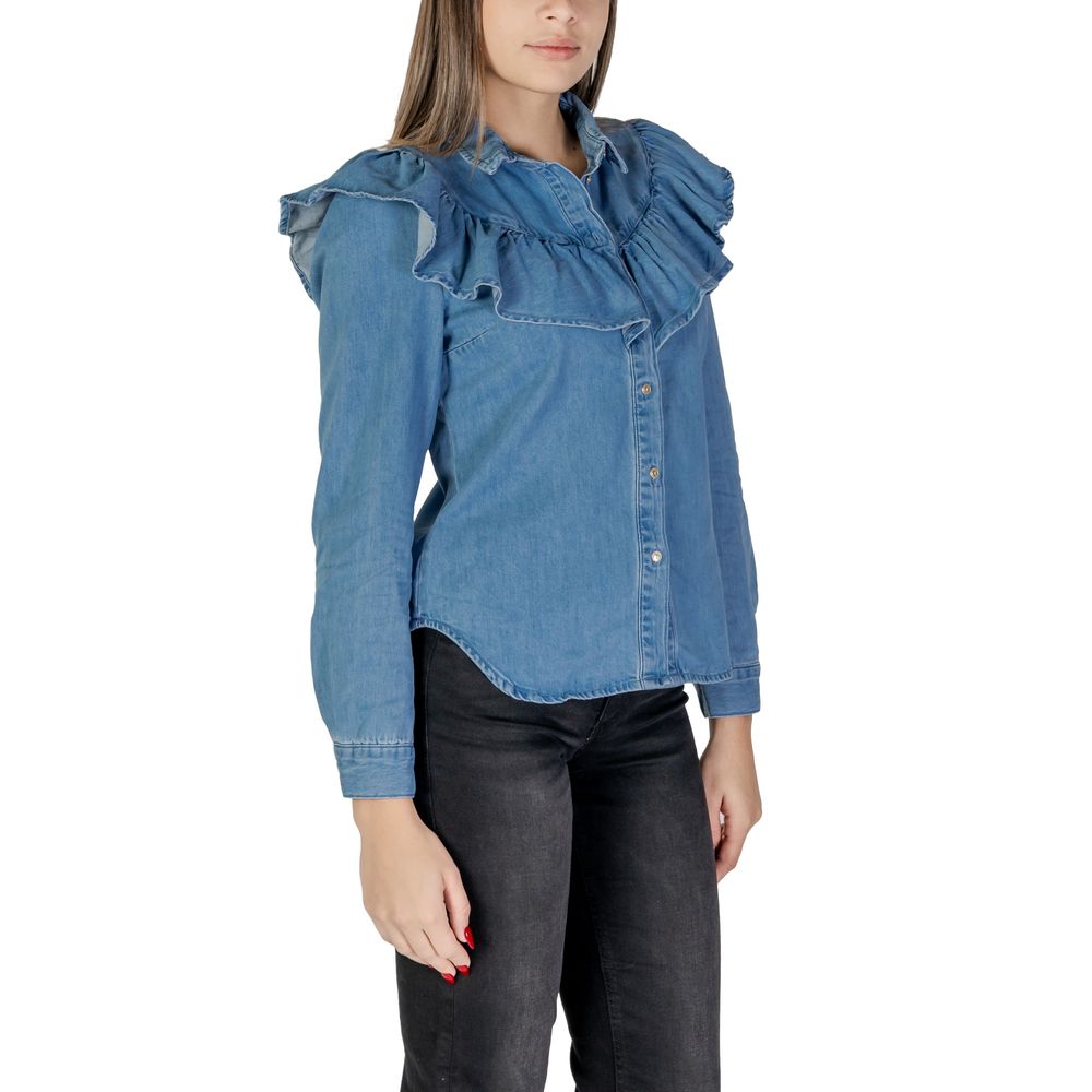 Only Blue Cotton Blouse | Regal Royce
