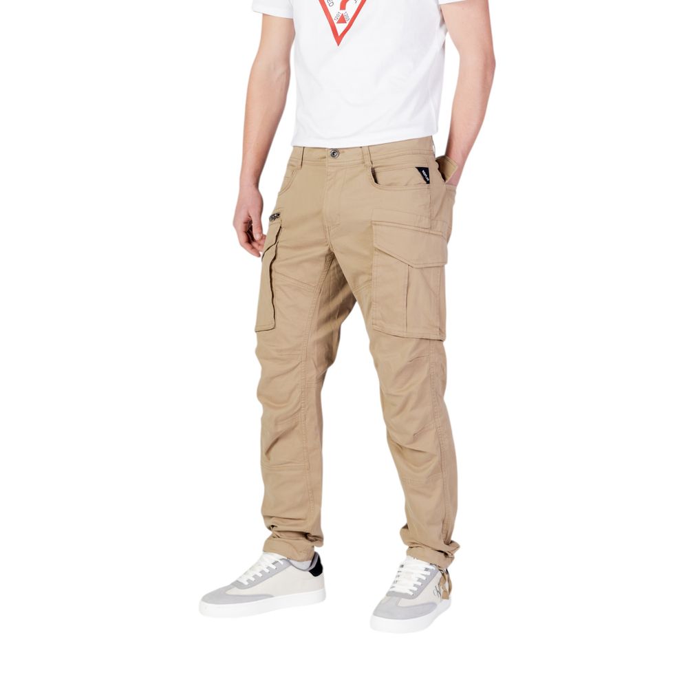 Replay Beige Cotton Relaxed Fit Jeans | Regal Royce