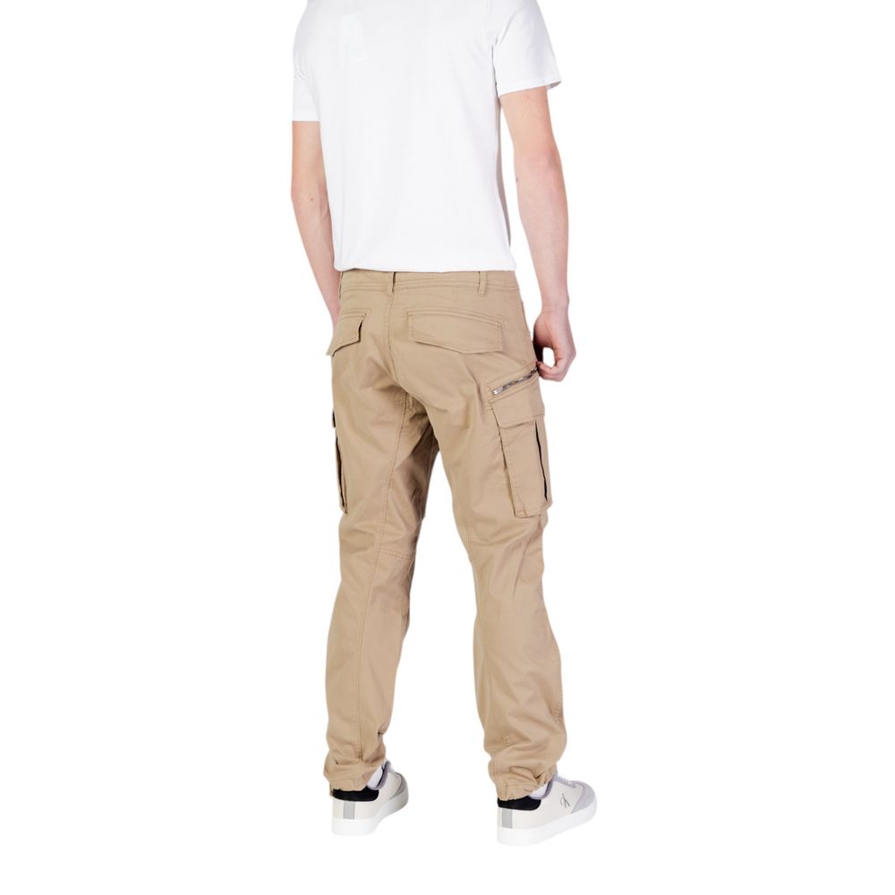 Replay Beige Cotton Relaxed Fit Jeans | Regal Royce