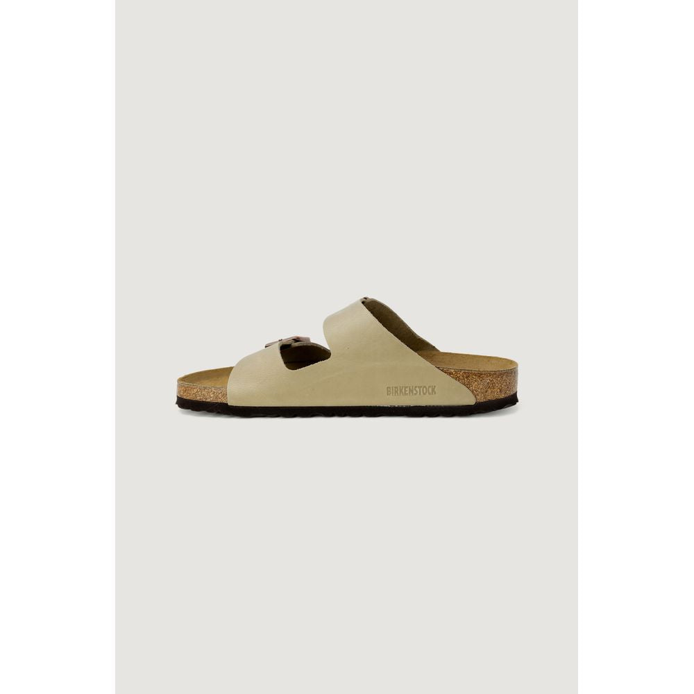 Birkenstock Beige Synthetic Slippers | Regal Royce