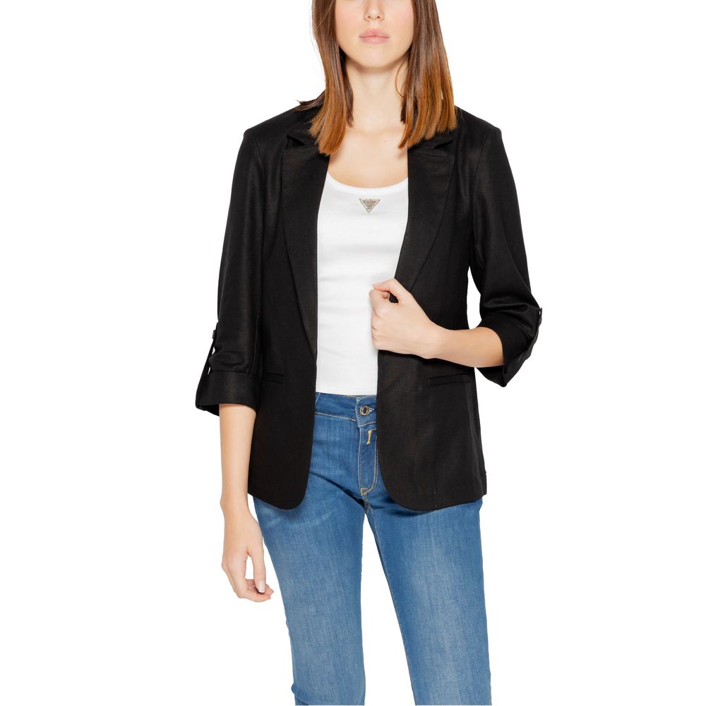 Only Black Linen Blazer | Regal Royce