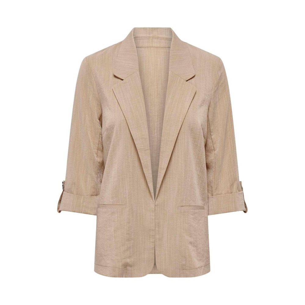 Only Beige Viscose Blazer | Regal Royce