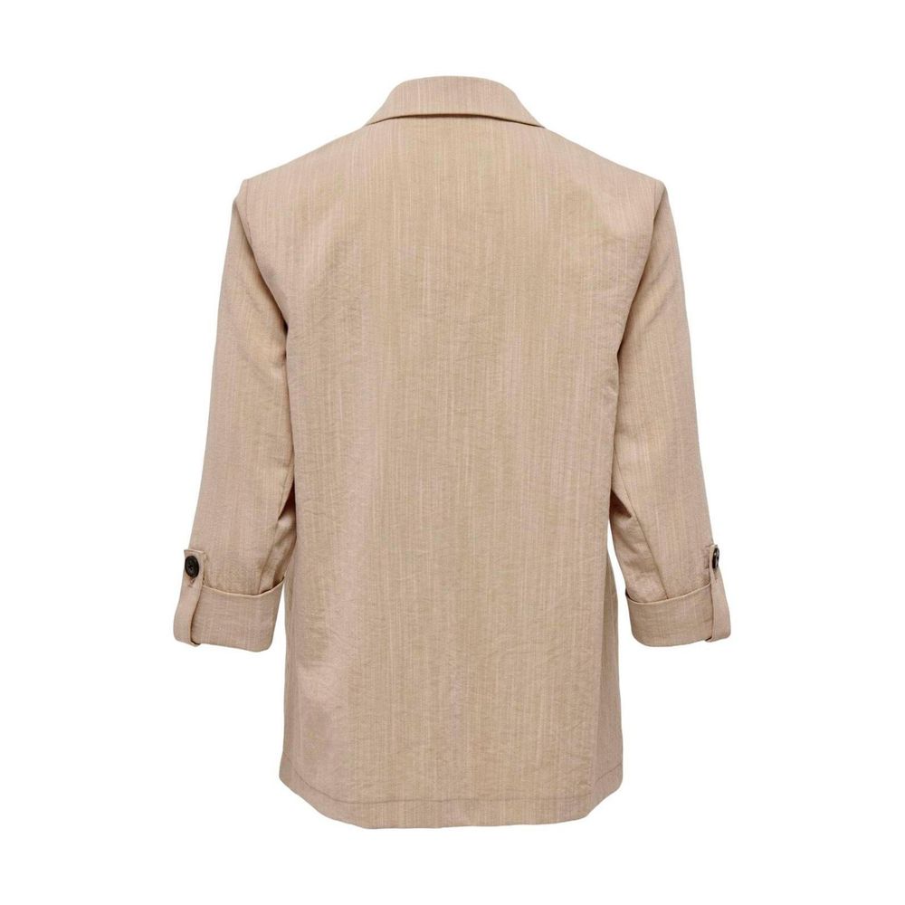 Only Beige Viscose Blazer | Regal Royce