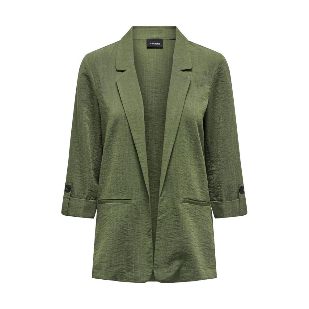 Only Green Viscose Blazer | Regal Royce