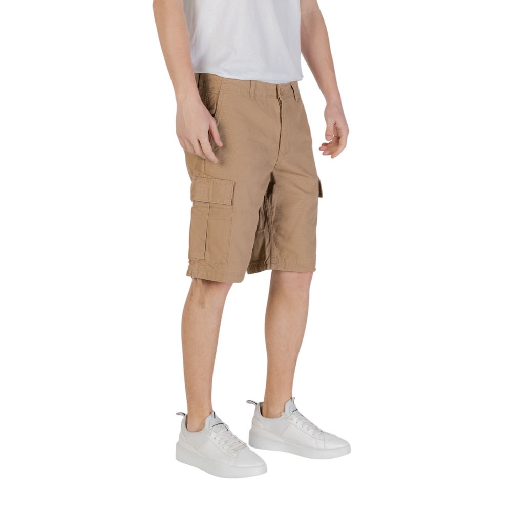 Jack Jones Beige Cotton Bermuda Shorts | Regal Royce