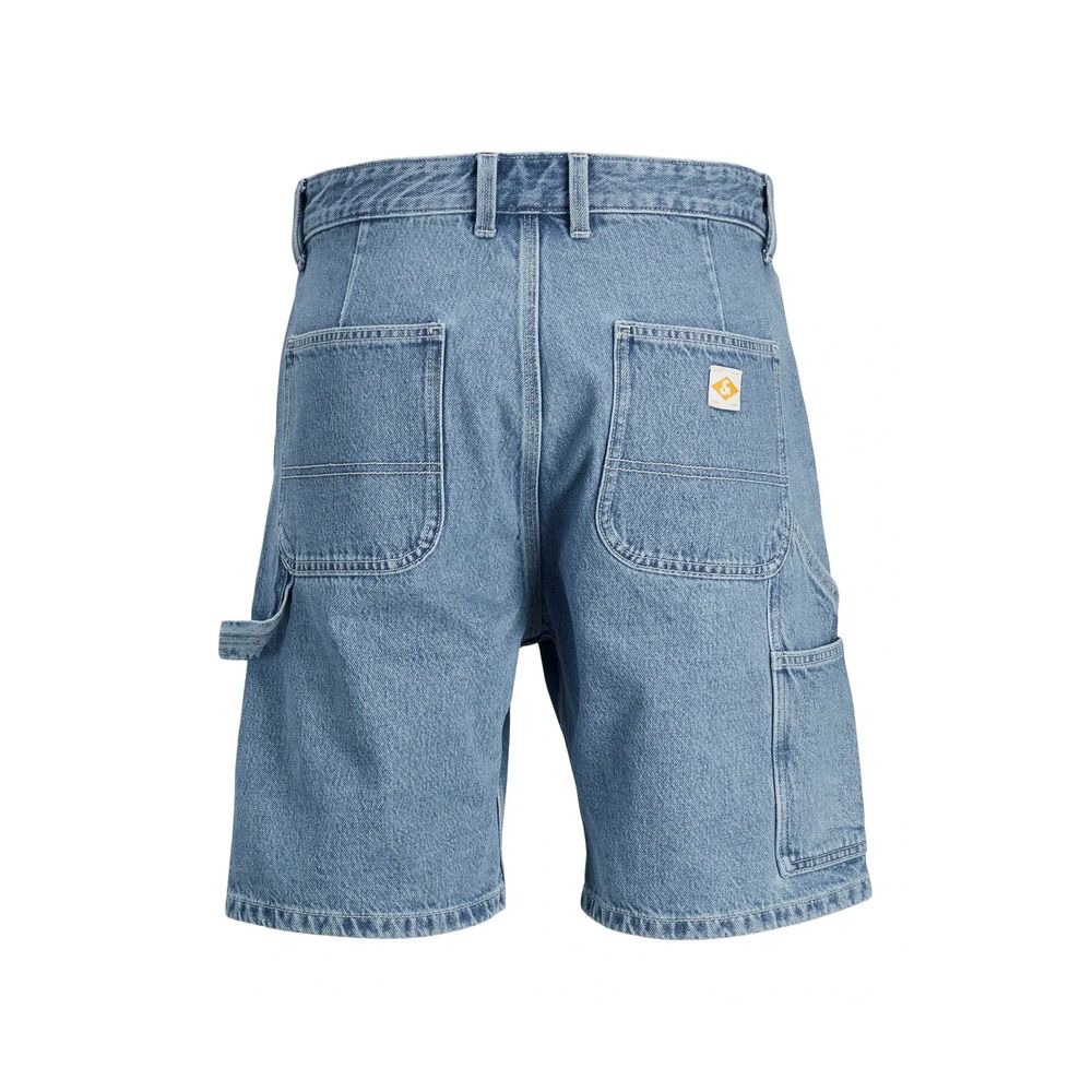 Jack Jones Light Blue Cotton Bermuda Shorts | Regal Royce