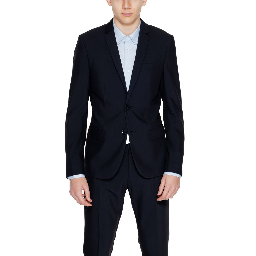 Antony Morato Black Polyester Blazer | Regal Royce