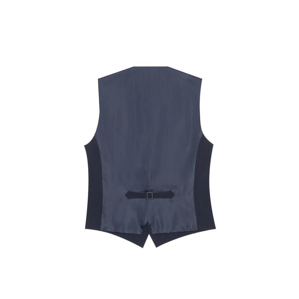 Antony Morato Blue Polyester Waistcoat | Regal Royce