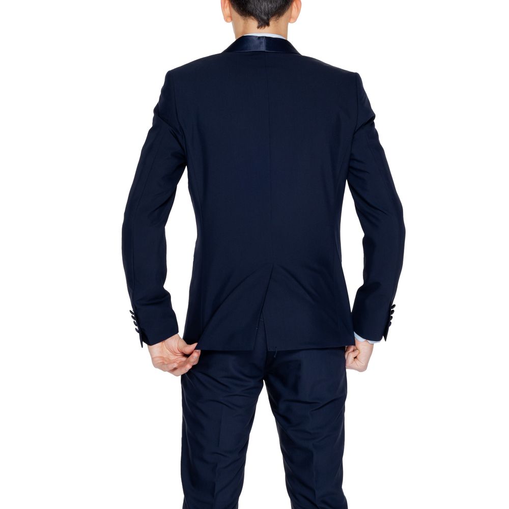 Antony Morato Blue Polyester Blazer | Regal Royce