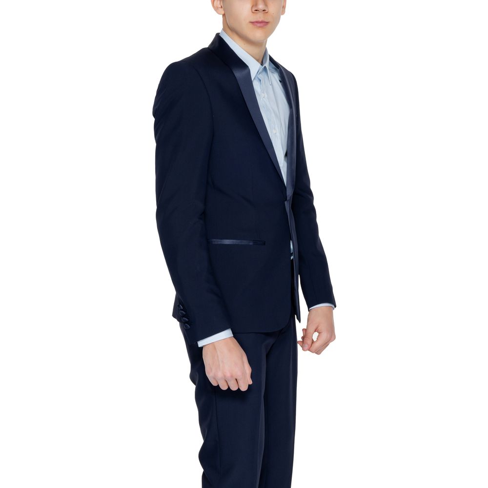 Antony Morato Blue Polyester Blazer | Regal Royce