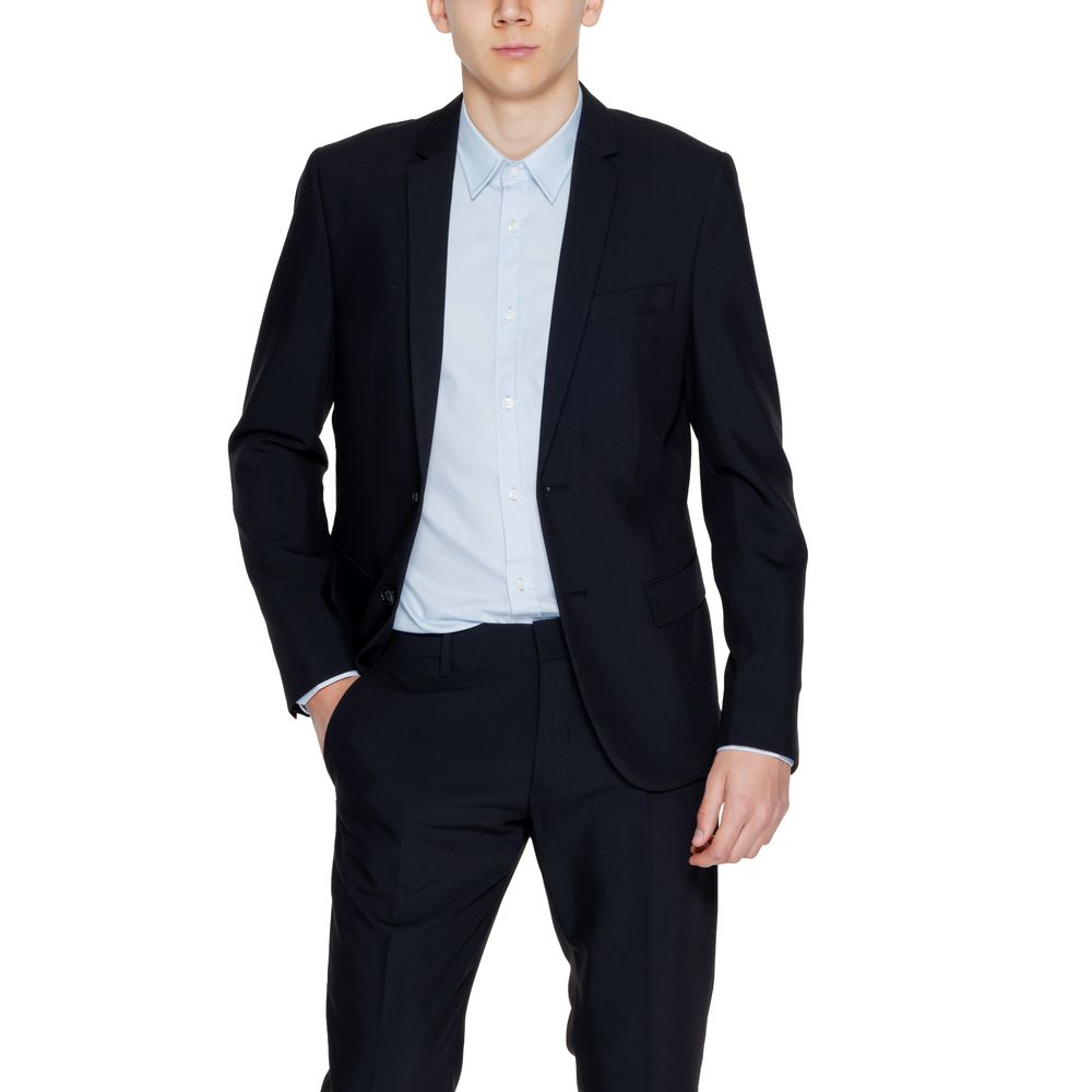 Antony Morato Black Polyester Blazer | Regal Royce