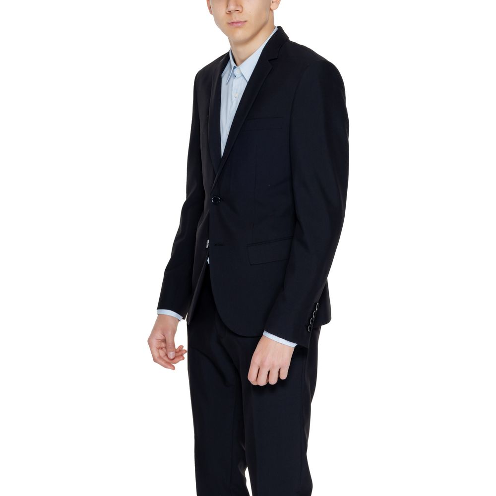 Antony Morato Black Polyester Blazer | Regal Royce
