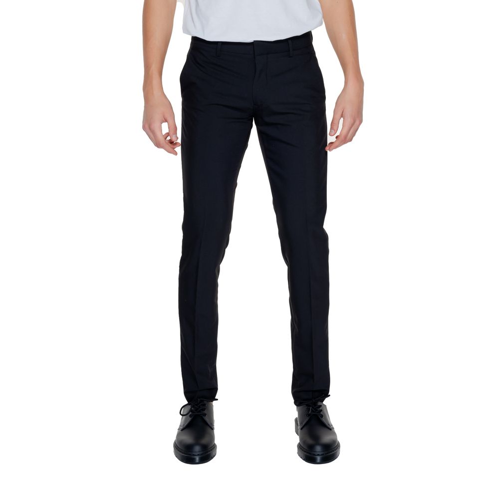 Antony Morato Black Polyester Pant | Regal Royce