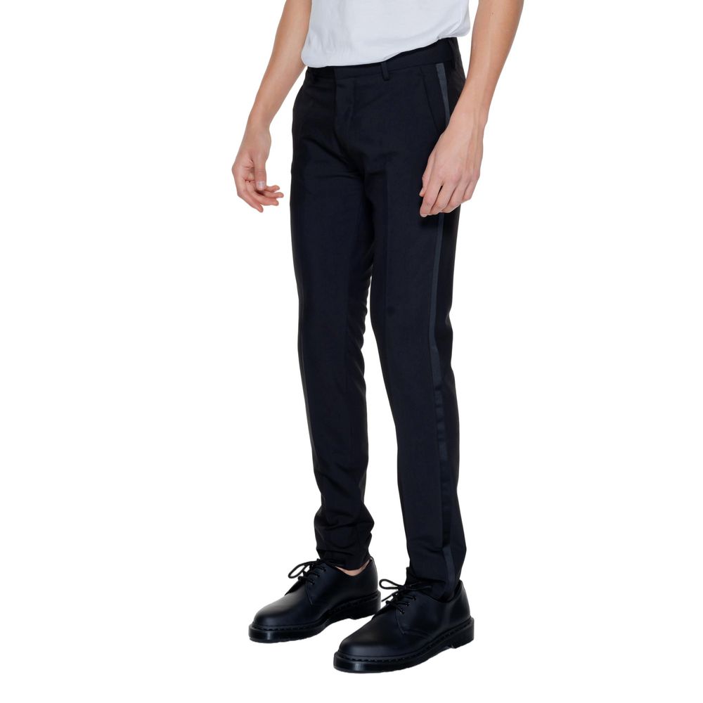 Antony Morato Black Polyester Pant | Regal Royce