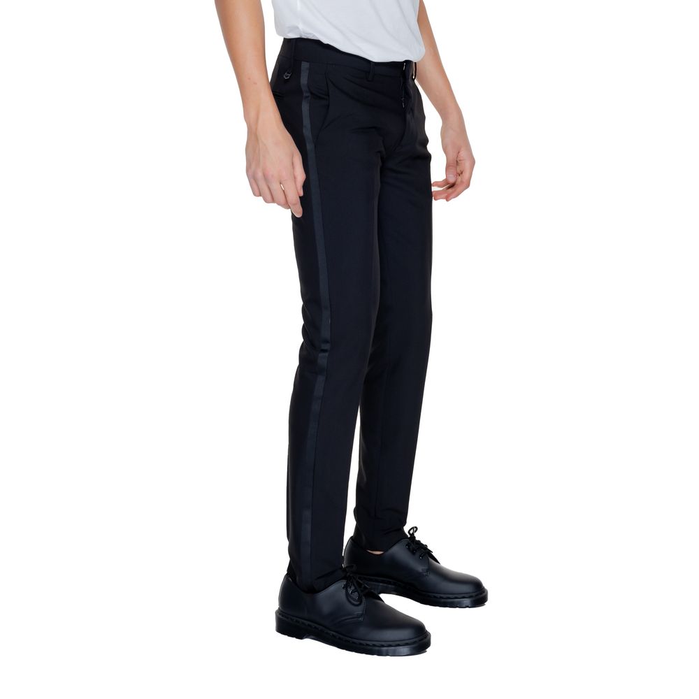 Antony Morato Black Polyester Pant | Regal Royce