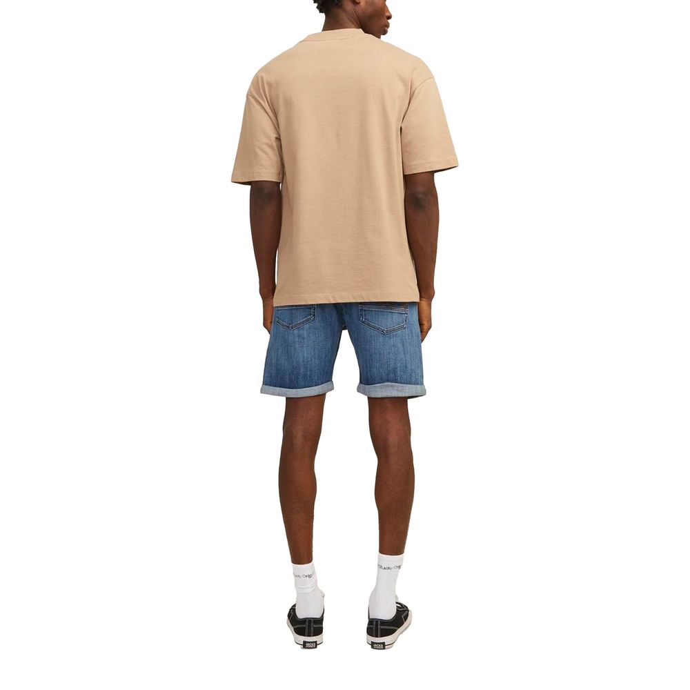 Jack Jones Blue Cotton Bermuda Shorts | Regal Royce