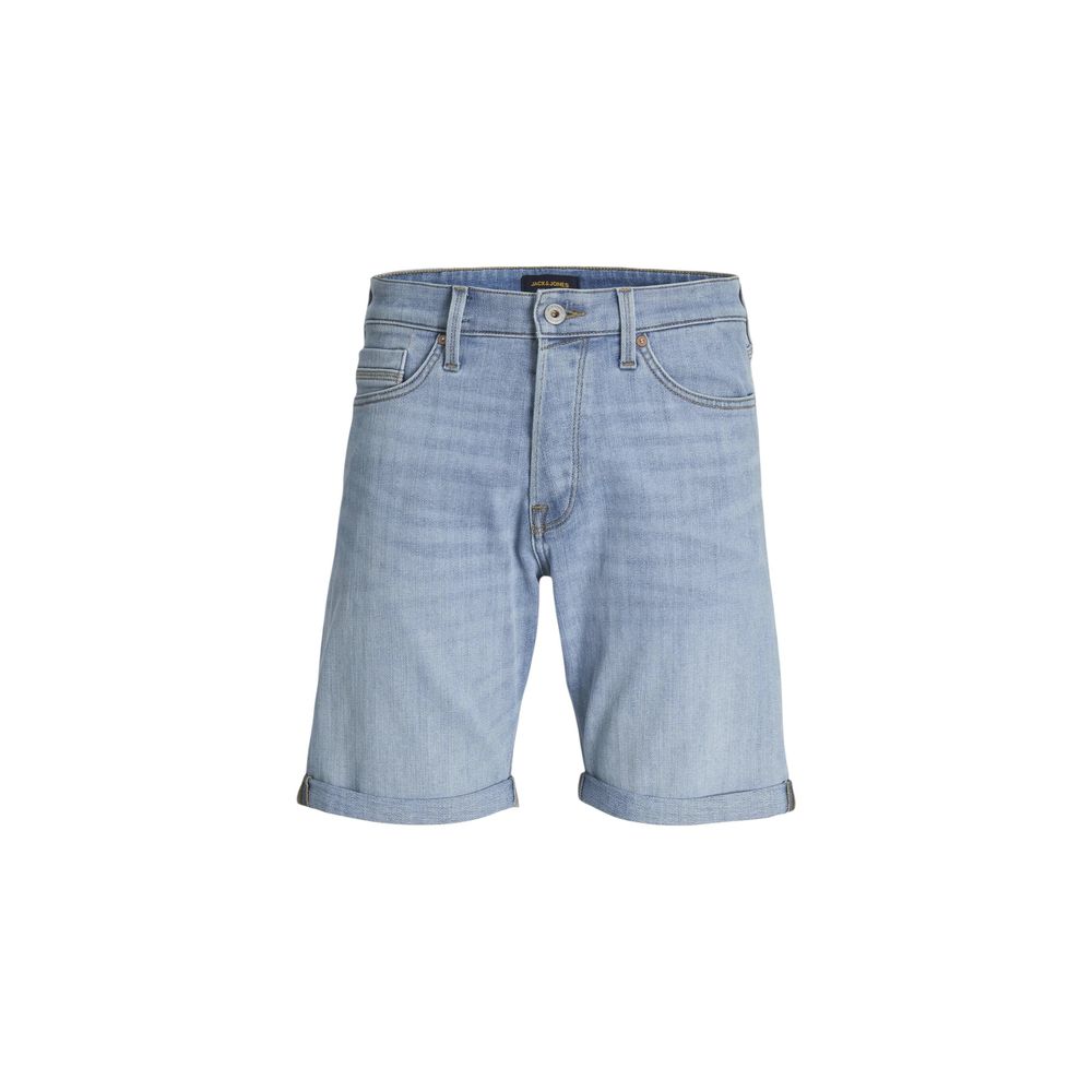 Jack Jones Light Blue Cotton Bermuda Shorts | Regal Royce