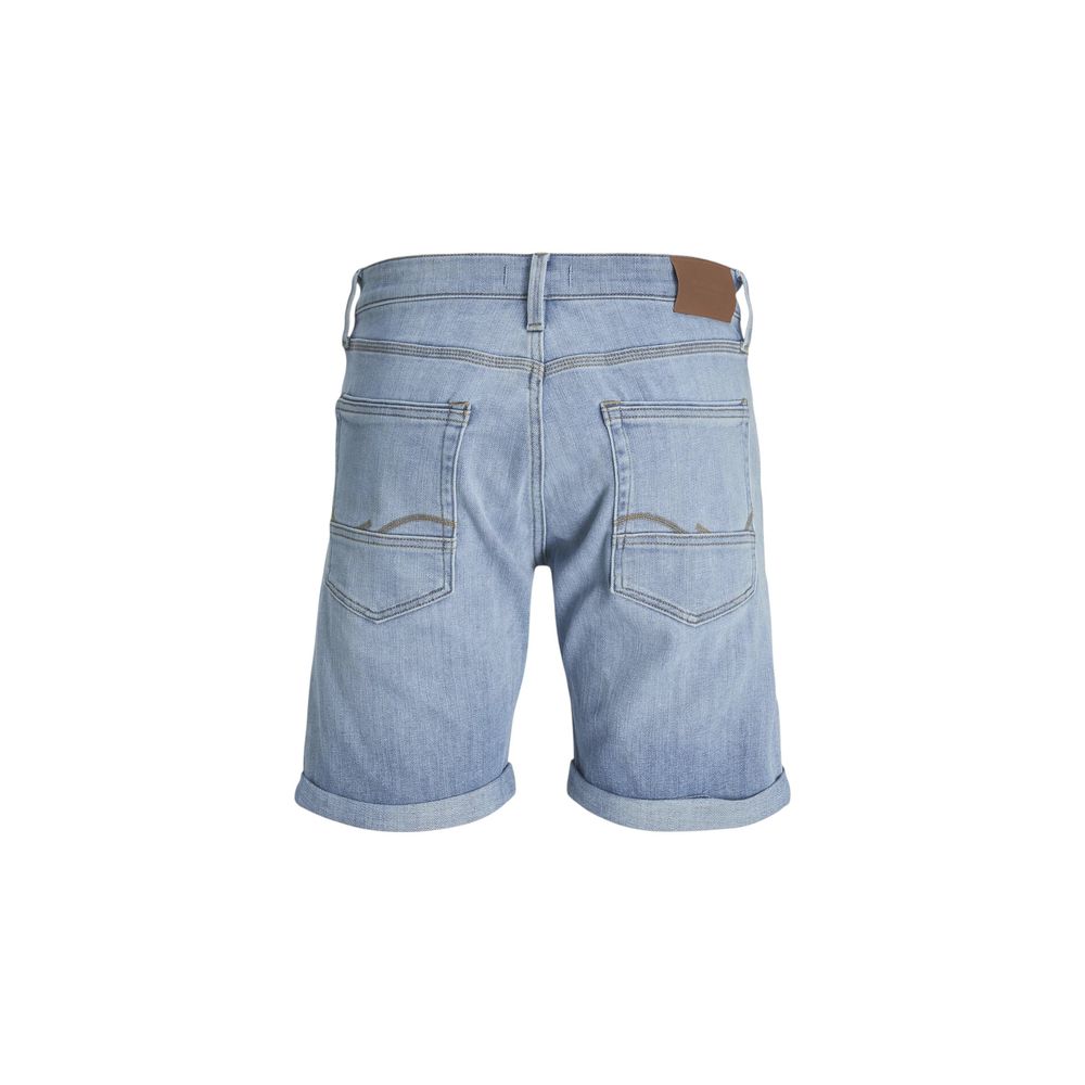Jack Jones Light Blue Cotton Bermuda Shorts | Regal Royce