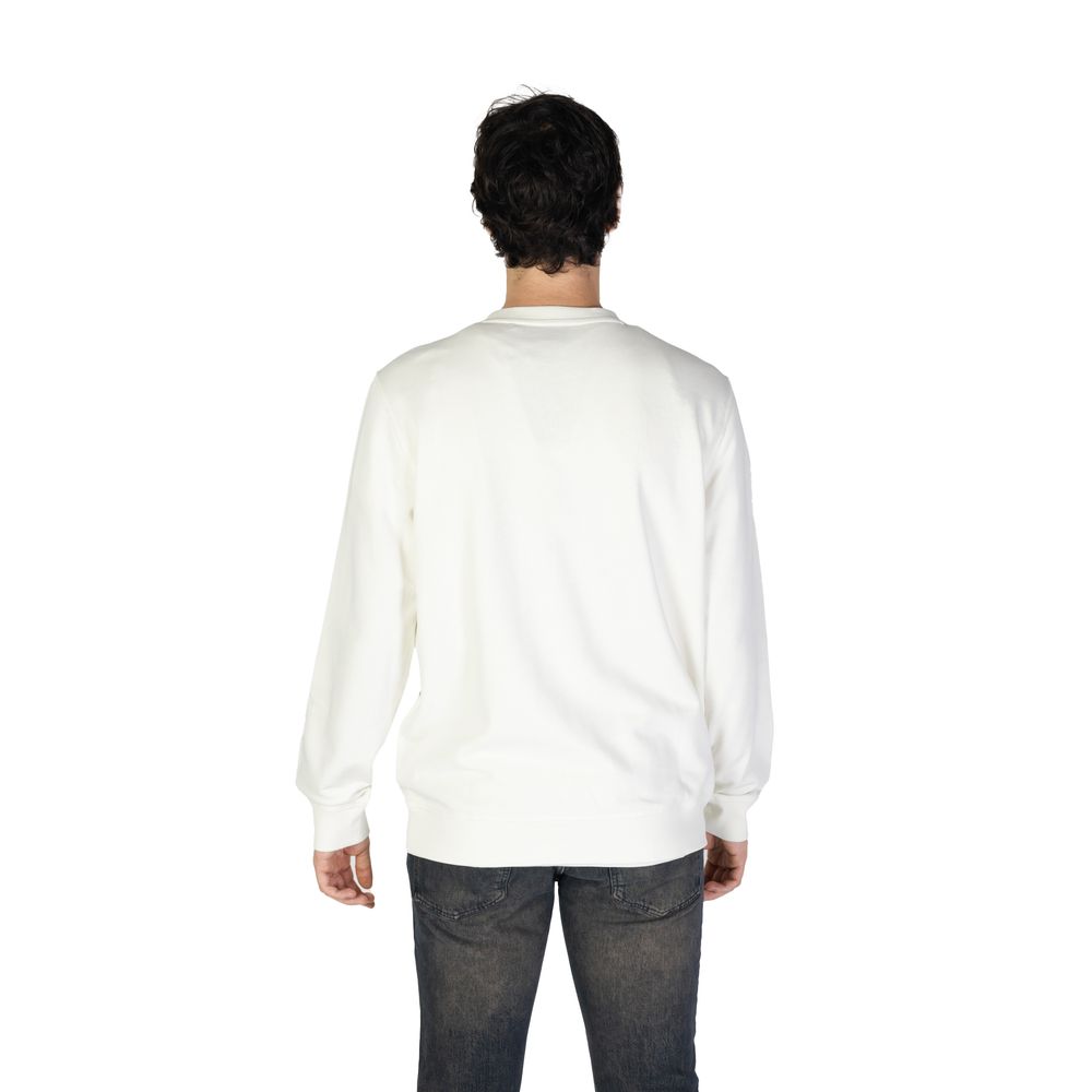 Hugo Boss White Cotton Sweatshirt | Regal Royce